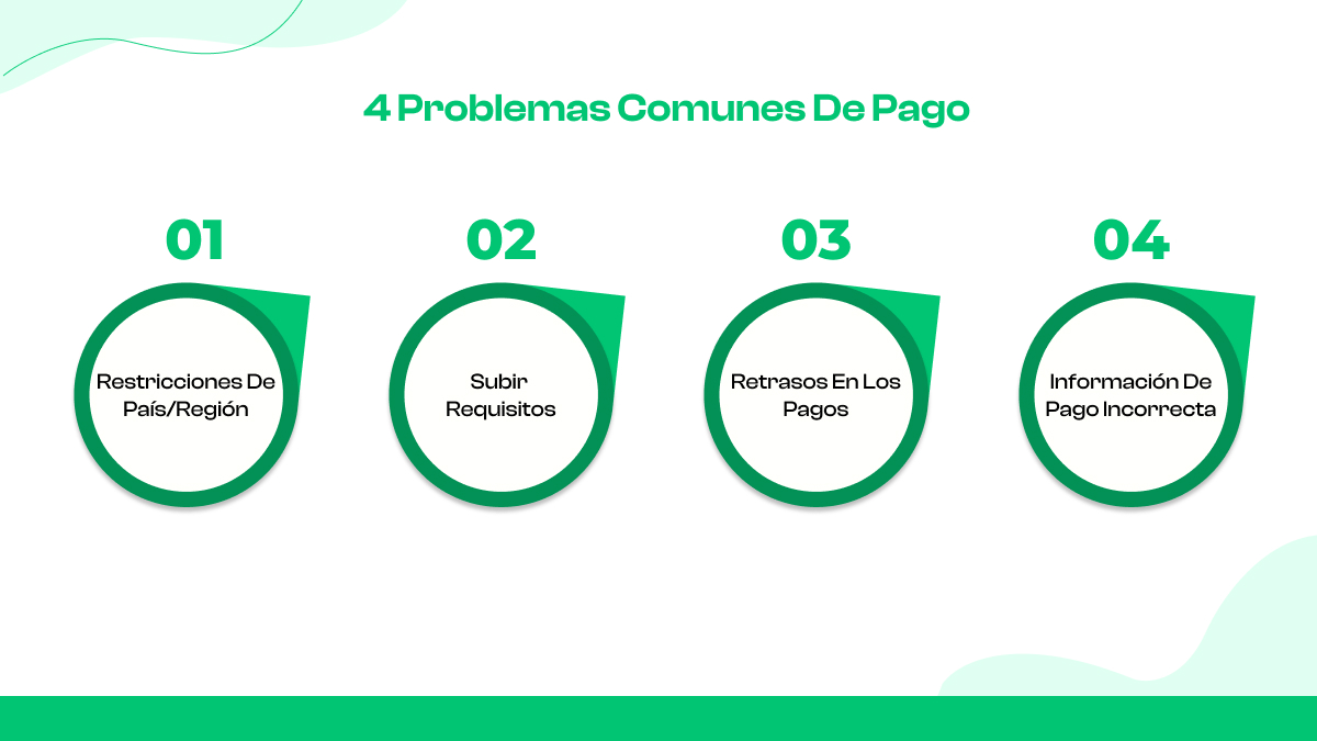  4 Problemas comunes de pago