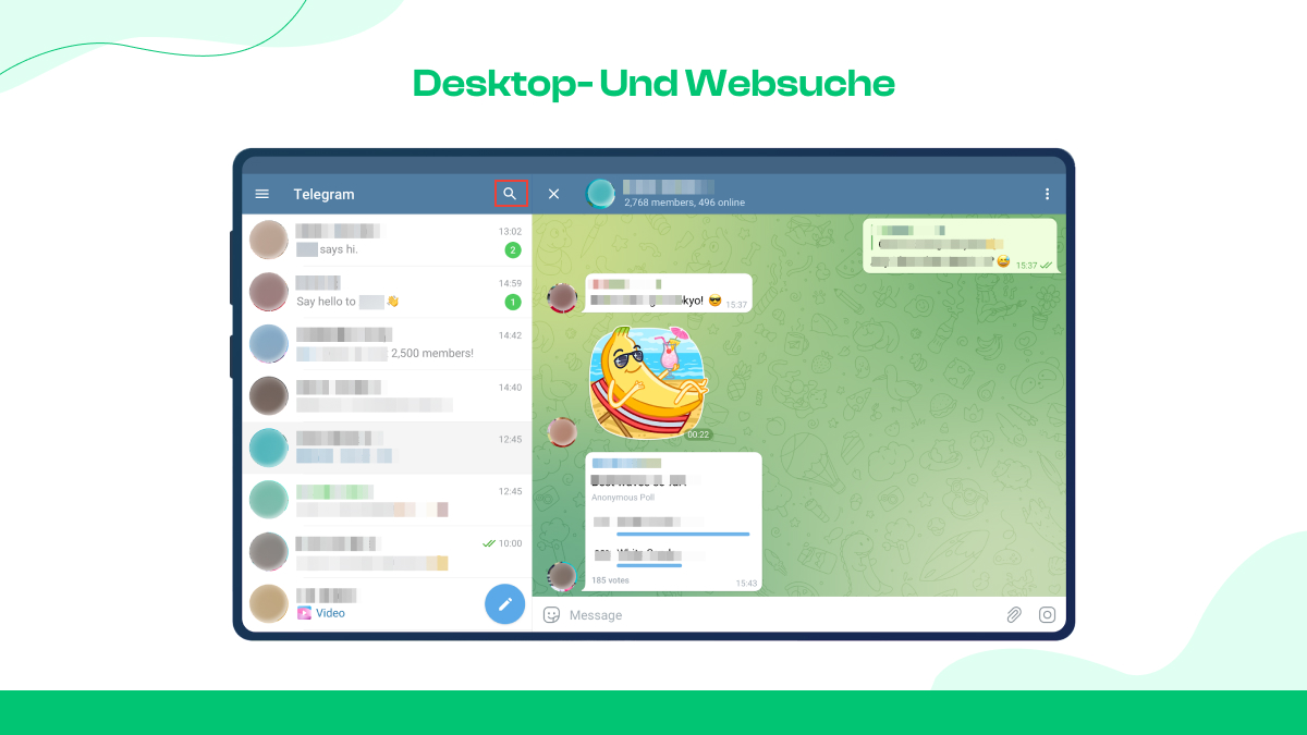 Desktop- und Websuche