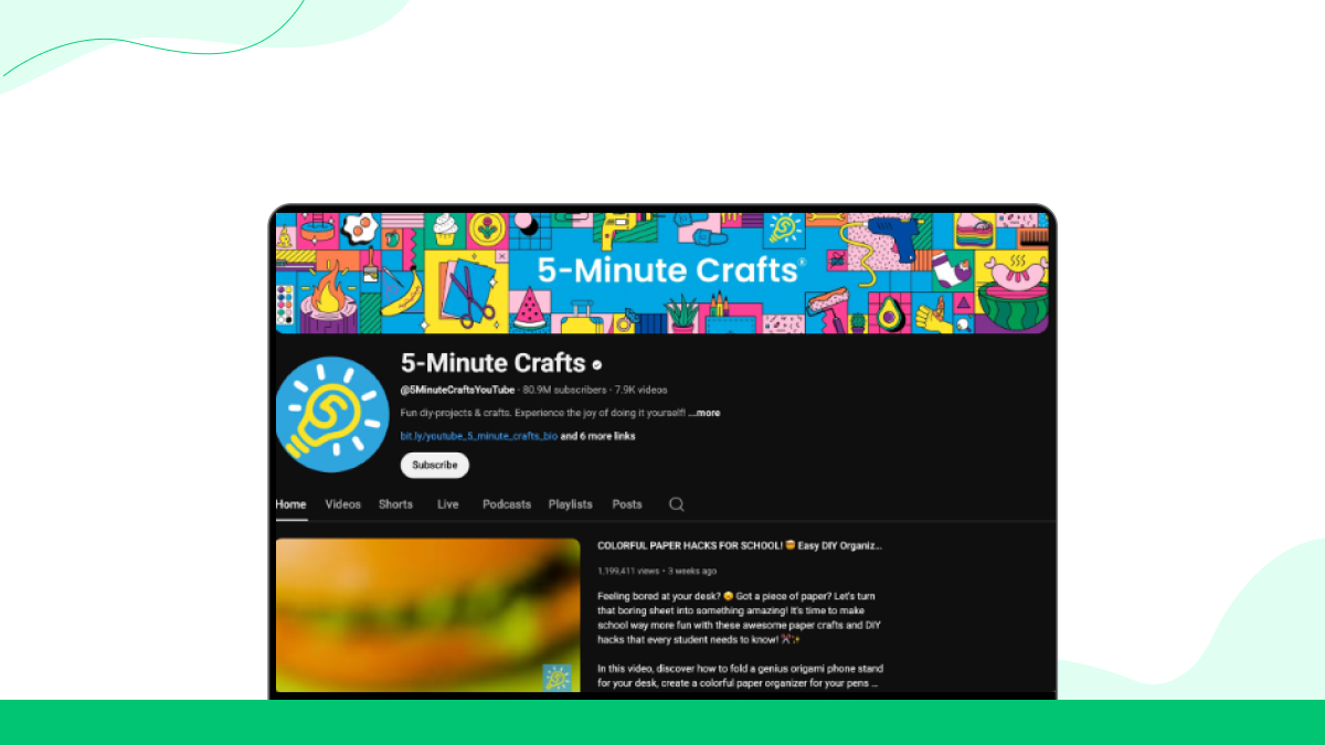 Nombre y marca de su canal