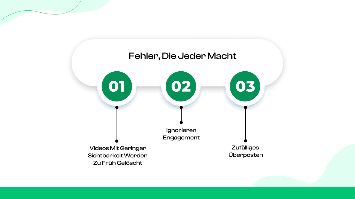 3 häufige Fehler, die die TikTok-Aufrufe begrenzen