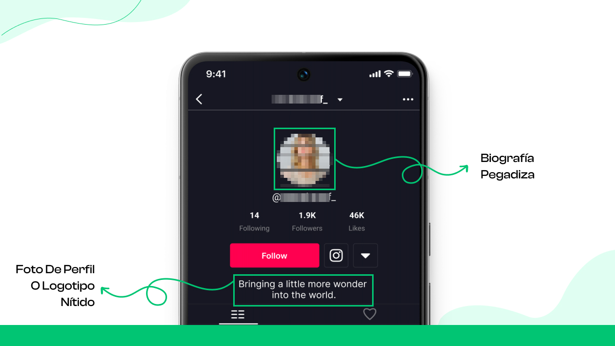 Crea una biografía y una imagen de perfil atractivas