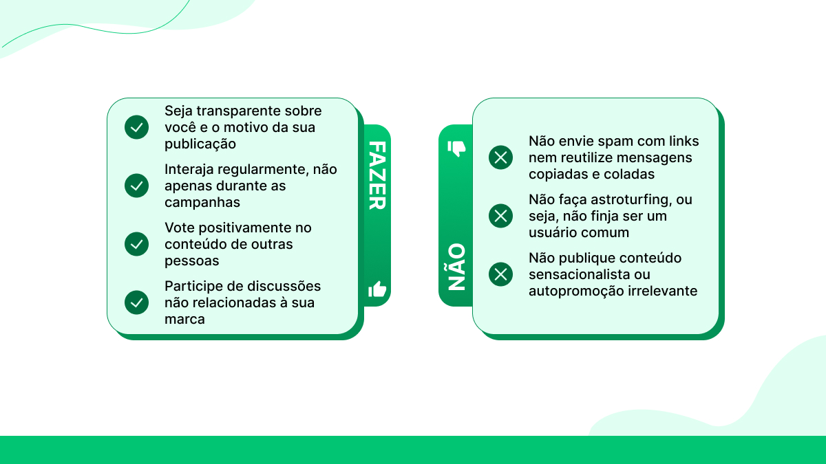 Dicas e cuidados a evitar para marcas que desejam interagir no Reddit