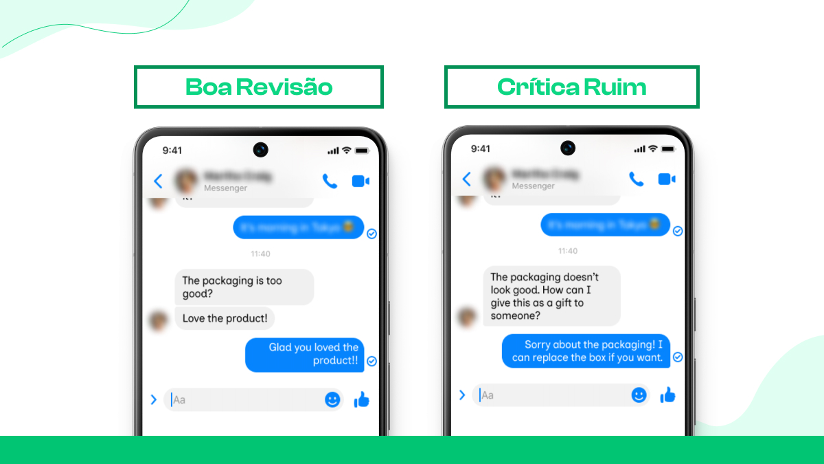 5. Responder a todas as avaliações (boas ou ruins)