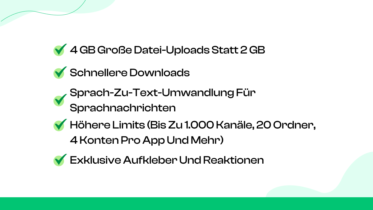 Premium-Funktionen und Monetarisierung