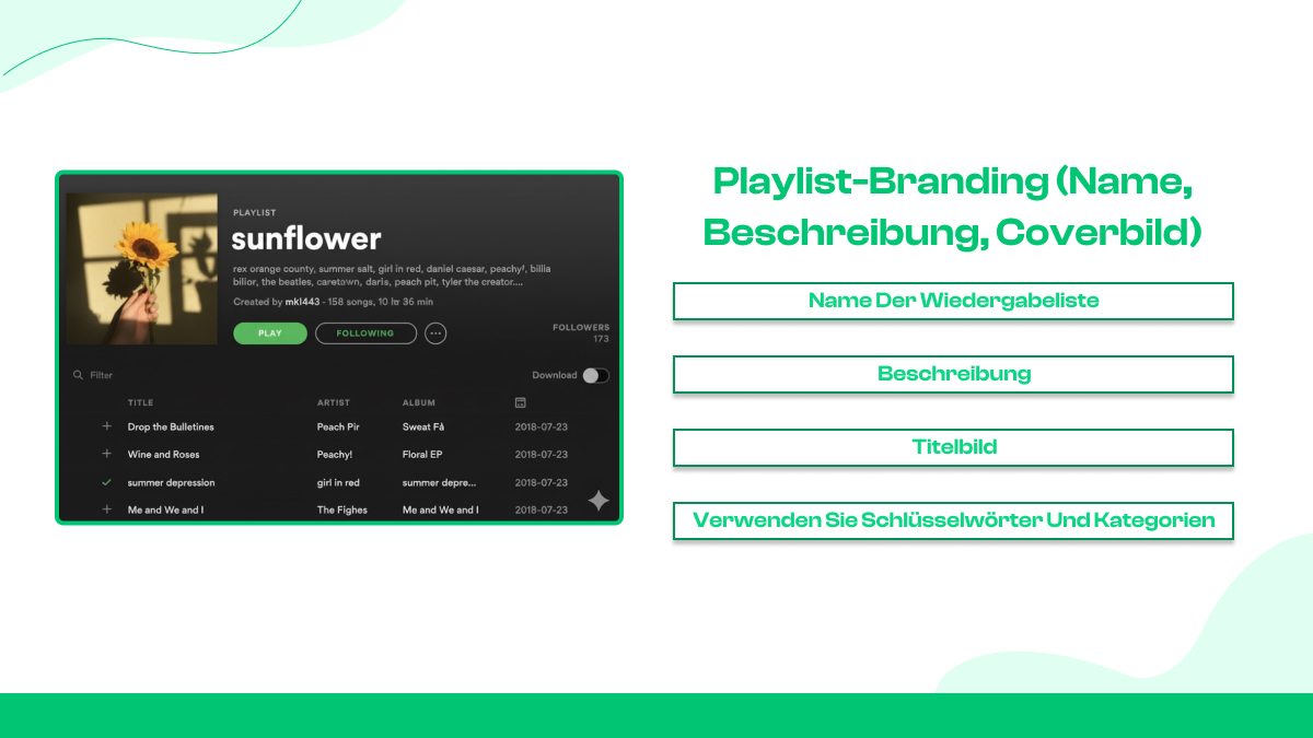  Optimieren Sie Ihr Spotify-Profil