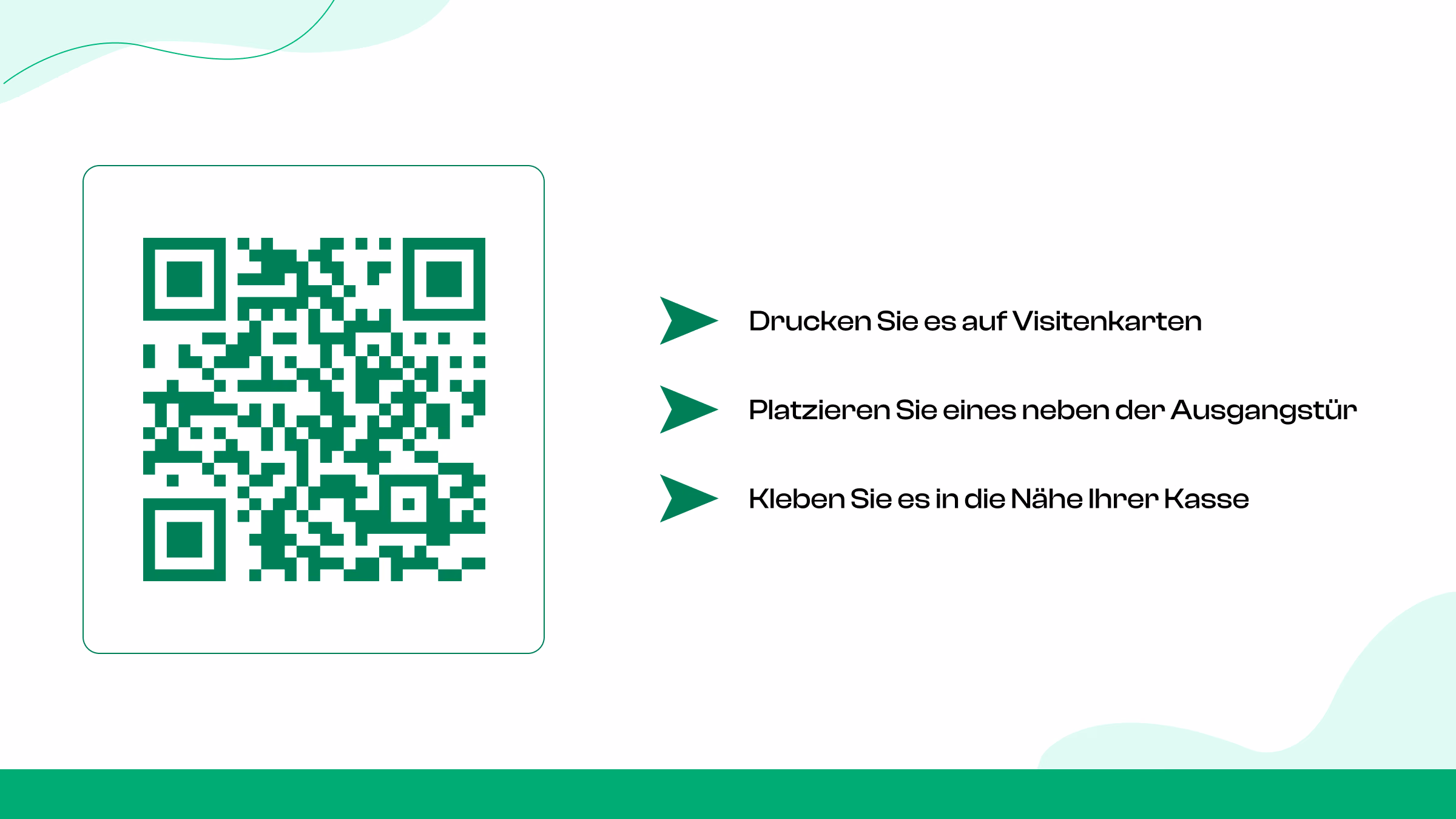 Fügen Sie QR-Codes in physische Geschäfte ein