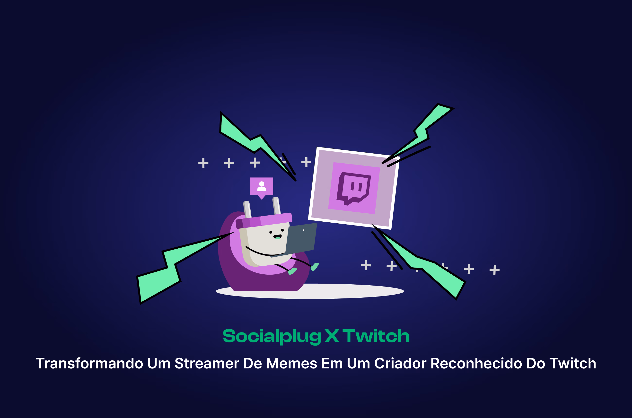 Estudo de caso do Socialplug Twitch: ajudando um streamer de memes a finalmente conseguir sua descoberta