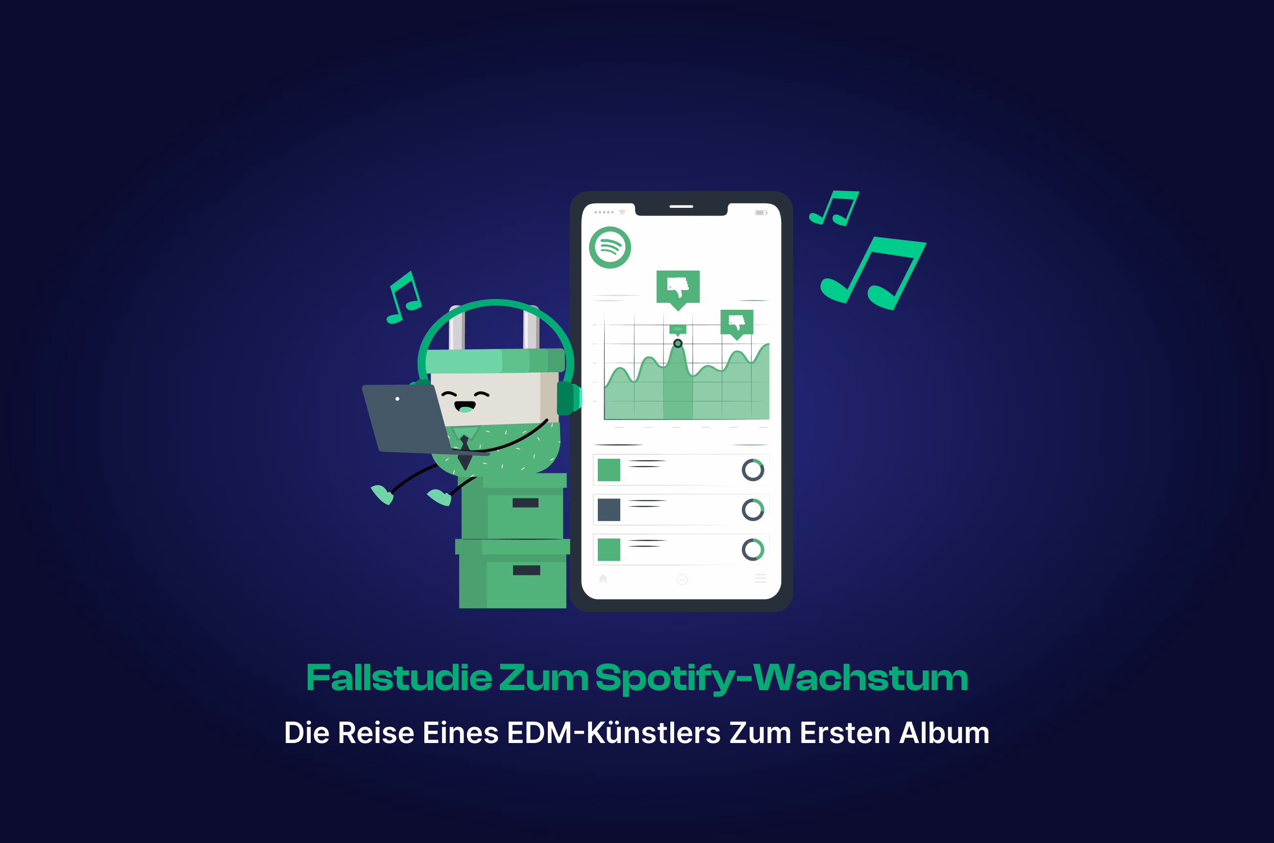 Socialplug Spotify-Fallstudie: Wir helfen einem EDM-Künstler mit seinem ersten Album zum Durchbruch