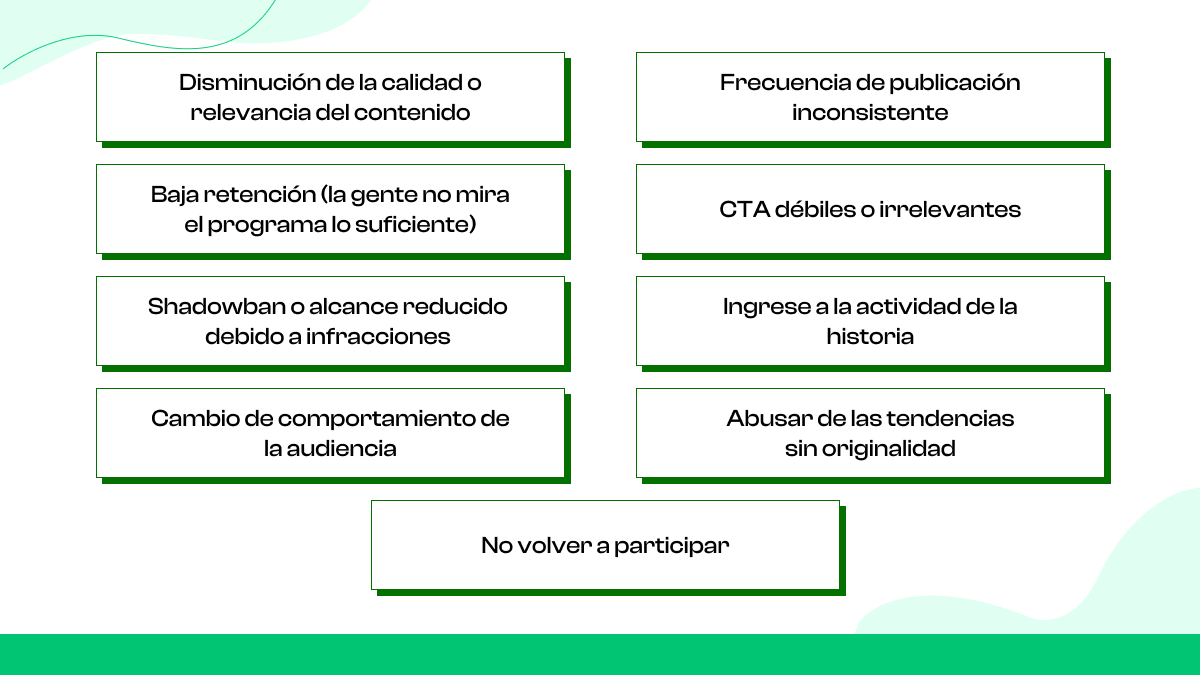 Razones comunes por las que tu interacción en Instagram está disminuyendo