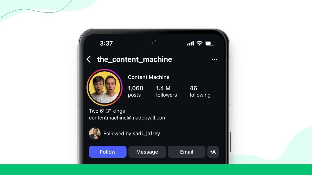 Use uma foto de rosto ou logotipo reconhecível e de alto contraste