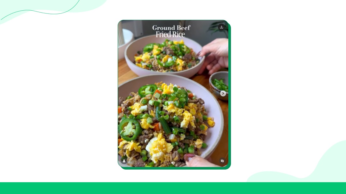 Coloque as palavras do tópico na tela nos primeiros 0 a 3 segundos dos rolos