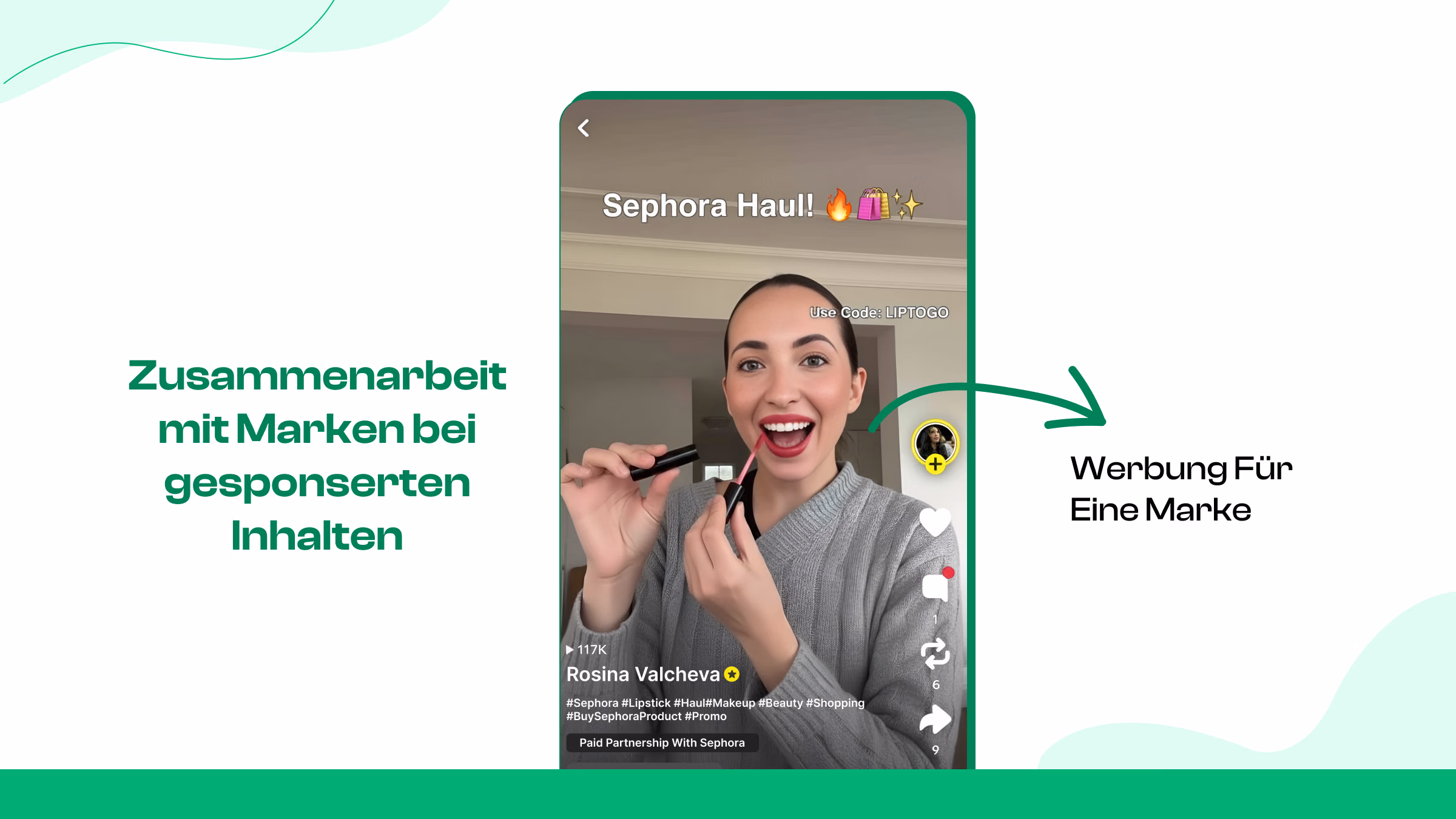 Markenpartnerschaften und gesponserte Inhalte