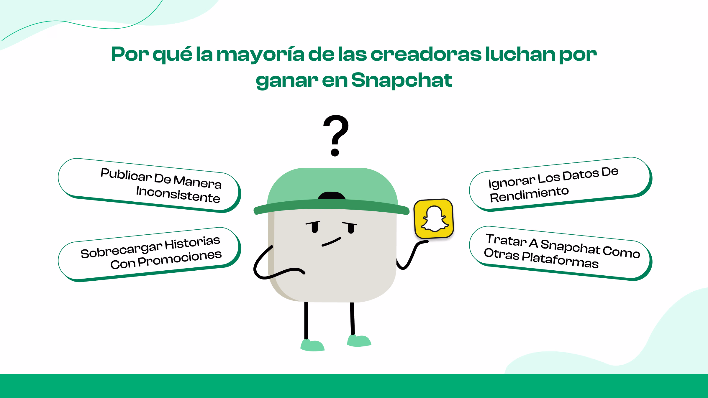 Errores comunes que limitan las ganancias de Snapchat