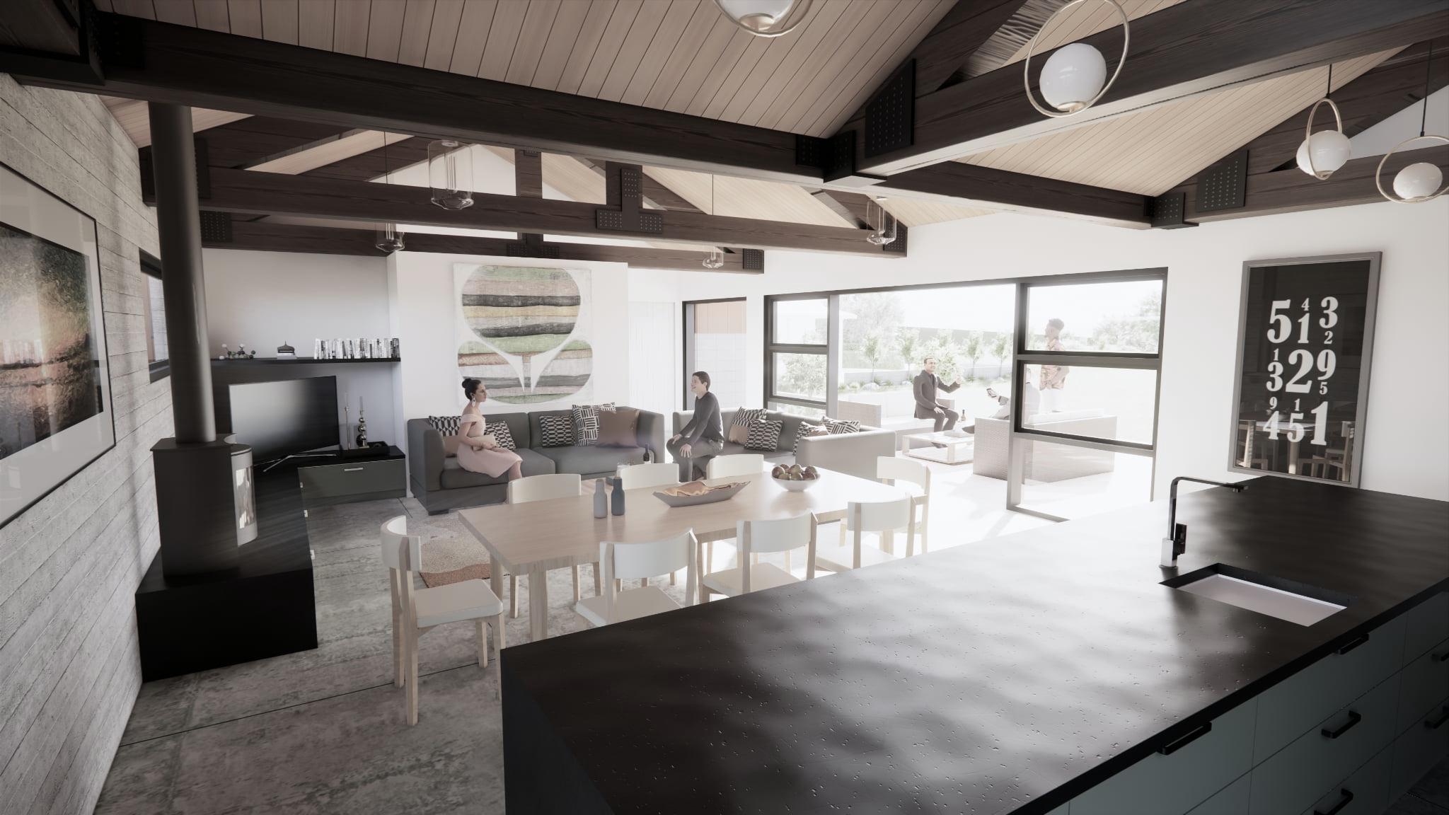 Quail Rise Residence is a thoughtfully designed home blending modern comfort, sustainability, and seamless indoor-outdoor living in a stunning setting.