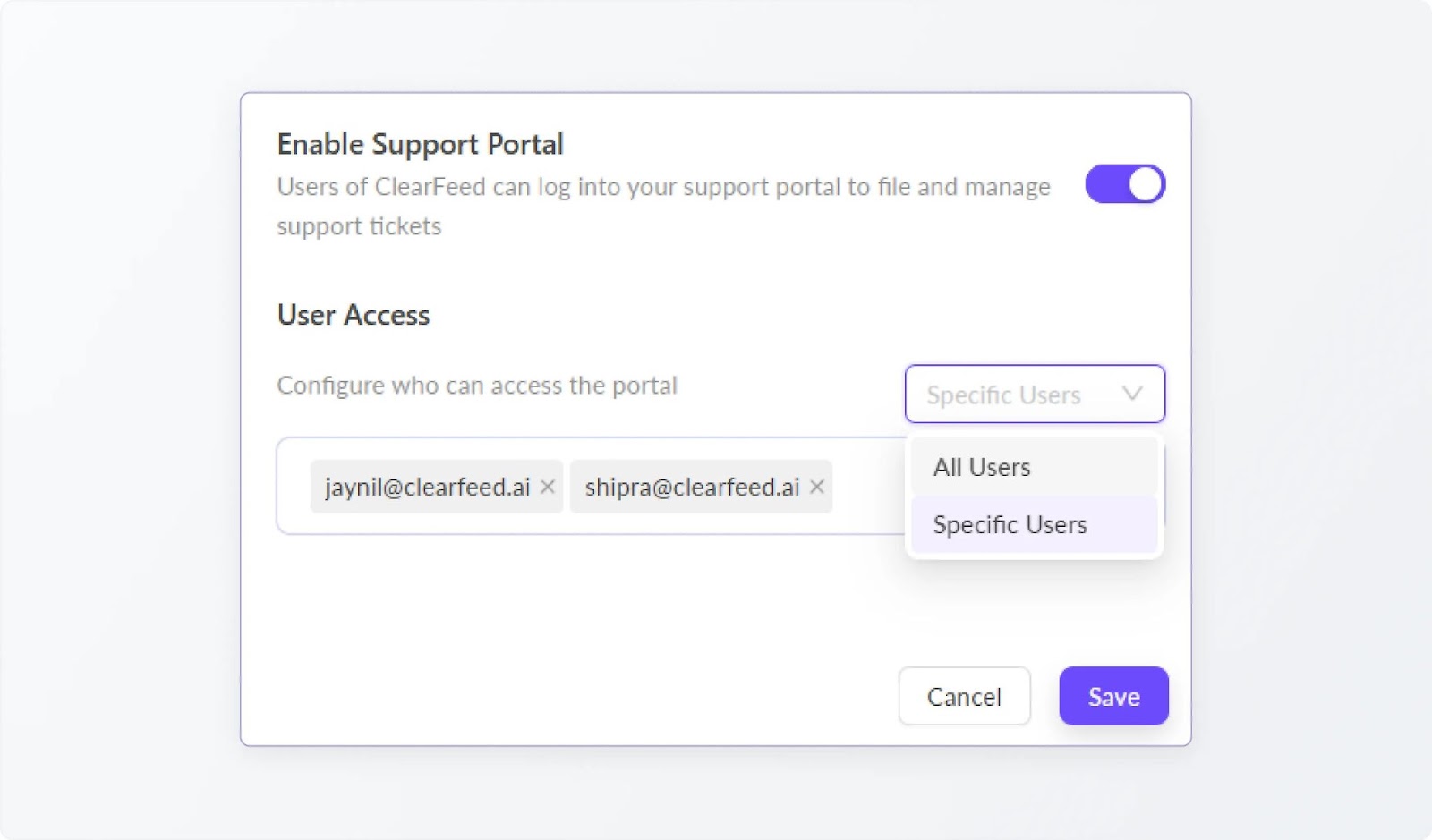 Private, Role-Based Access