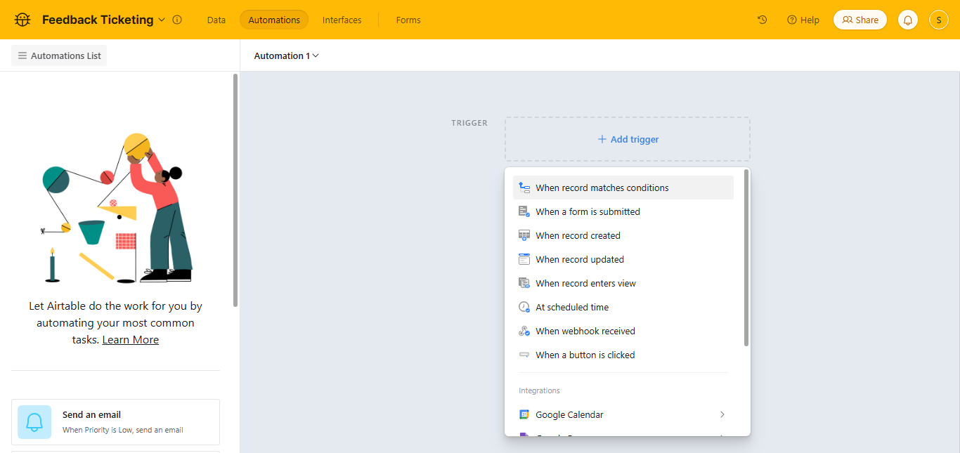 Set Up Email Notifications