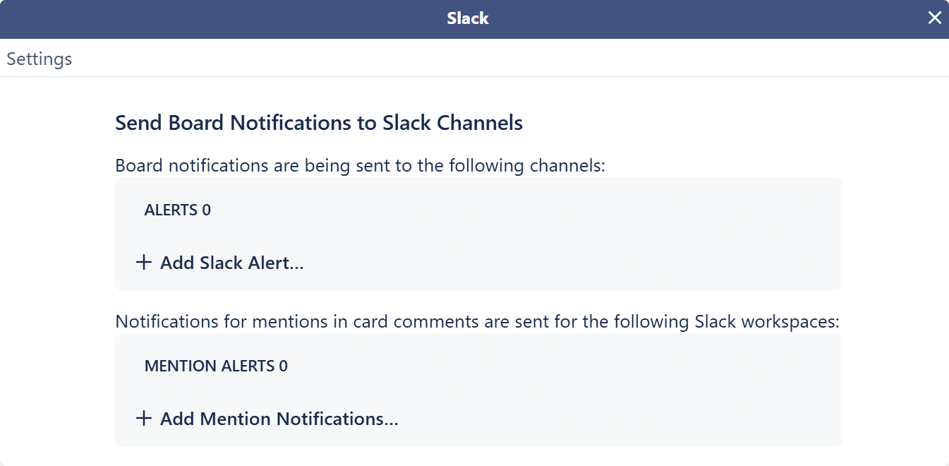Choose "Add Slack alert". You'll be asked to choose which Slack workspace and channel to send notifications to.