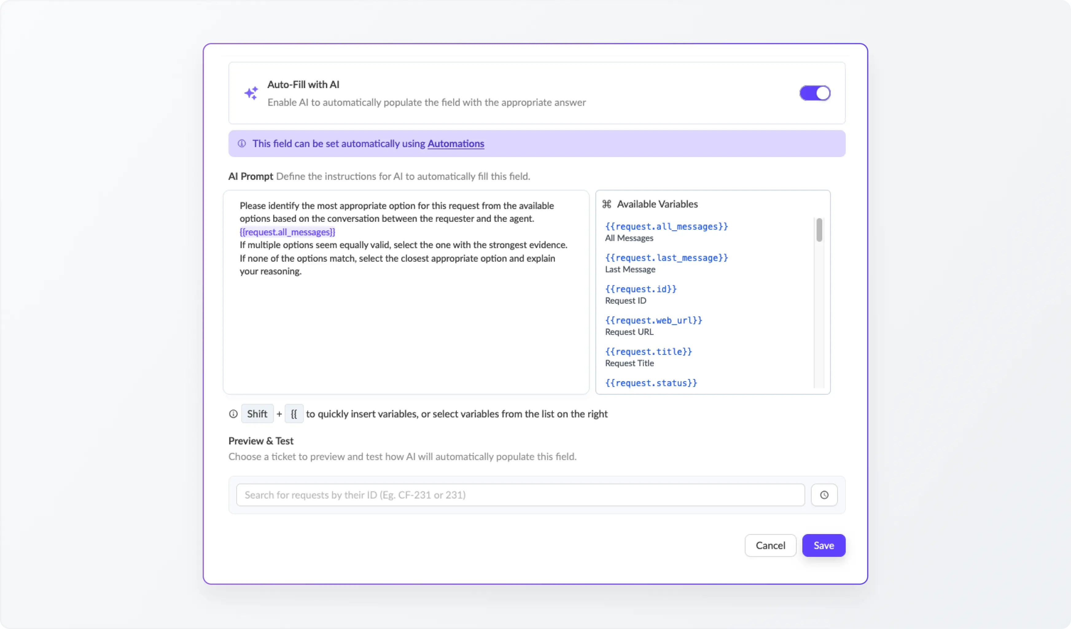 Customize the Prompt