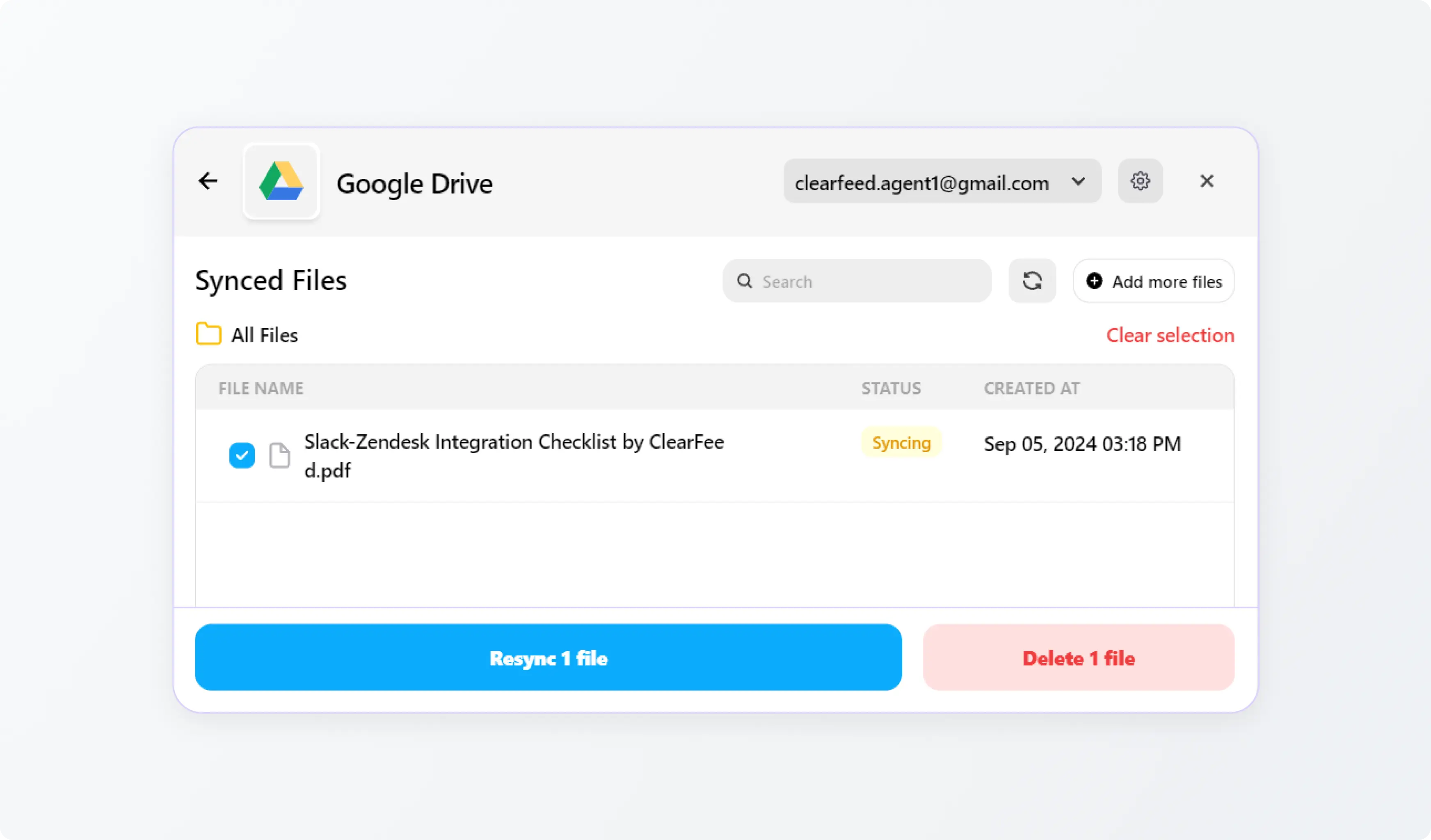 Upload the Document