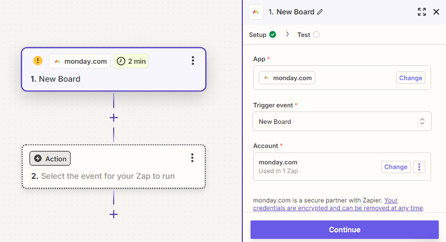 In your Zapier dashboard, go to Create > Zaps.