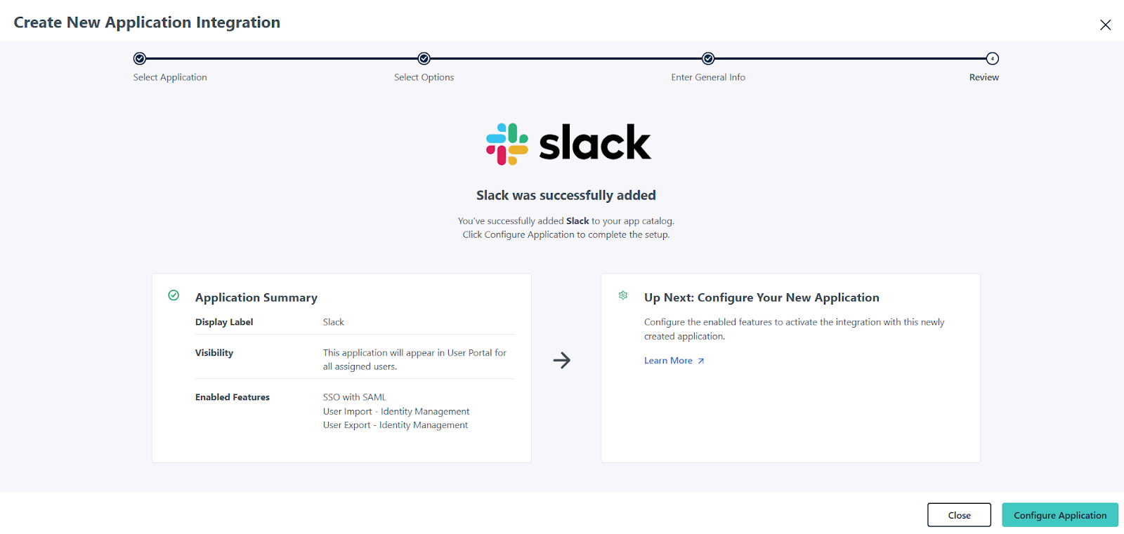 Step 1: Add Slack as an SSO App in JumpCloud
