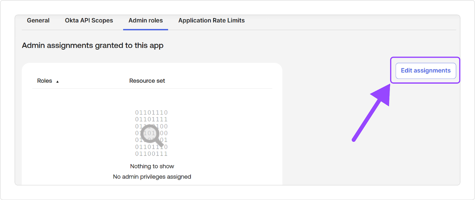 Go to Admin roles and click on Edit assignments.