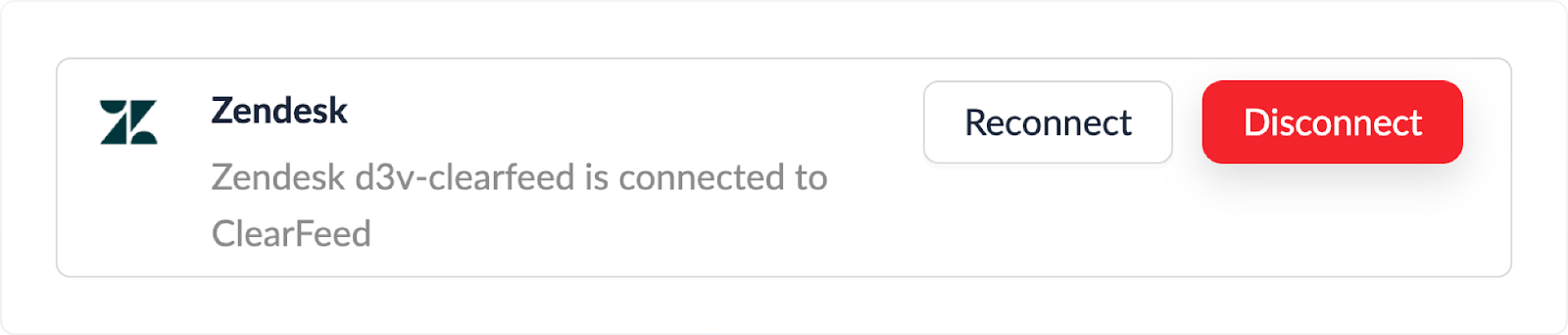Find Zendesk and click Connect.