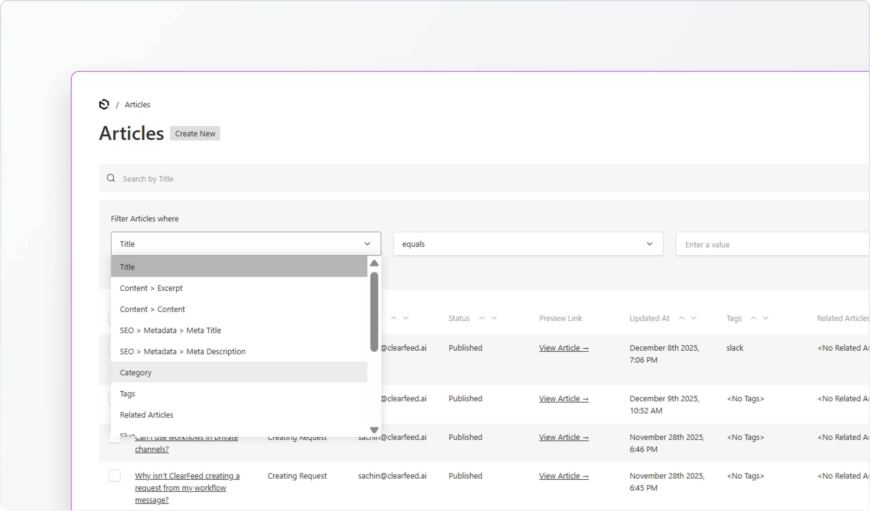 Manage your library at scale (filters, columns, bulk actions)