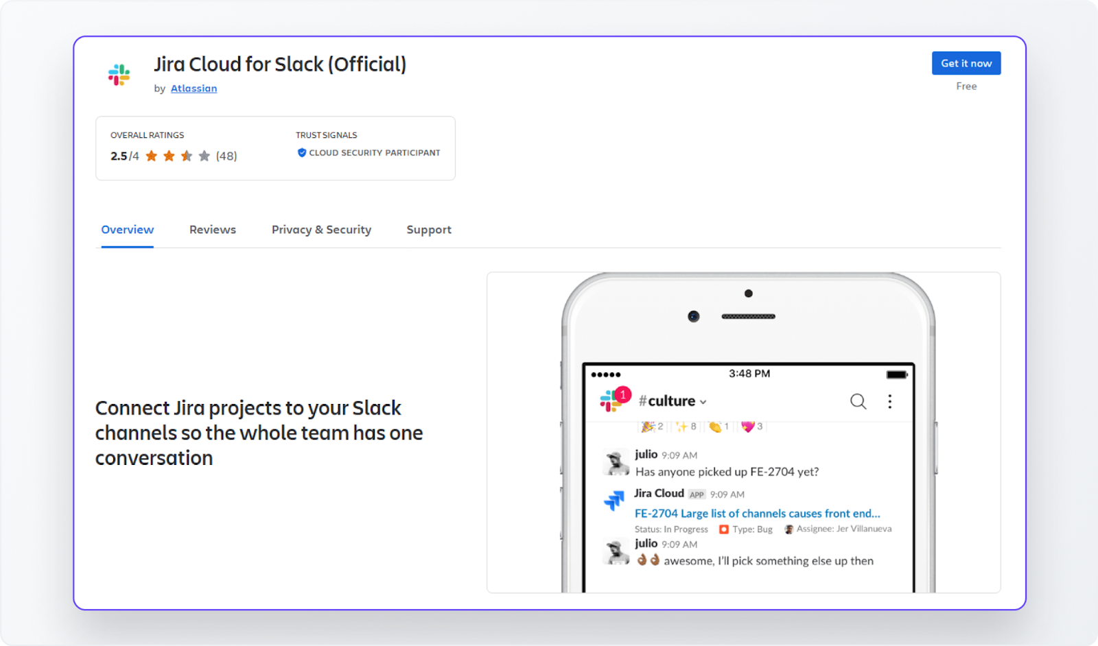 Set Up Jira Cloud for Slack app JSM Integrations