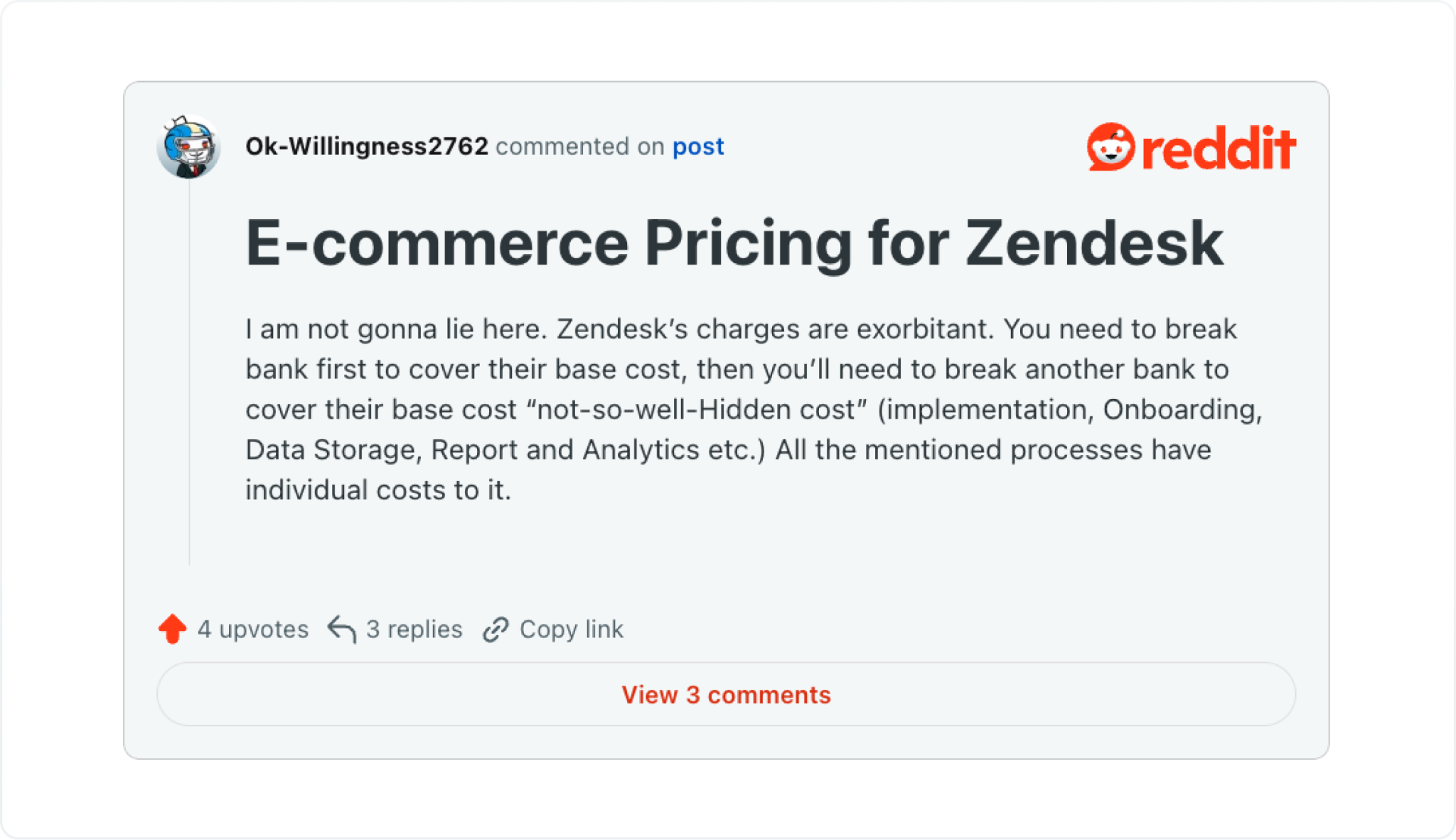 zendesk reviews on reddit