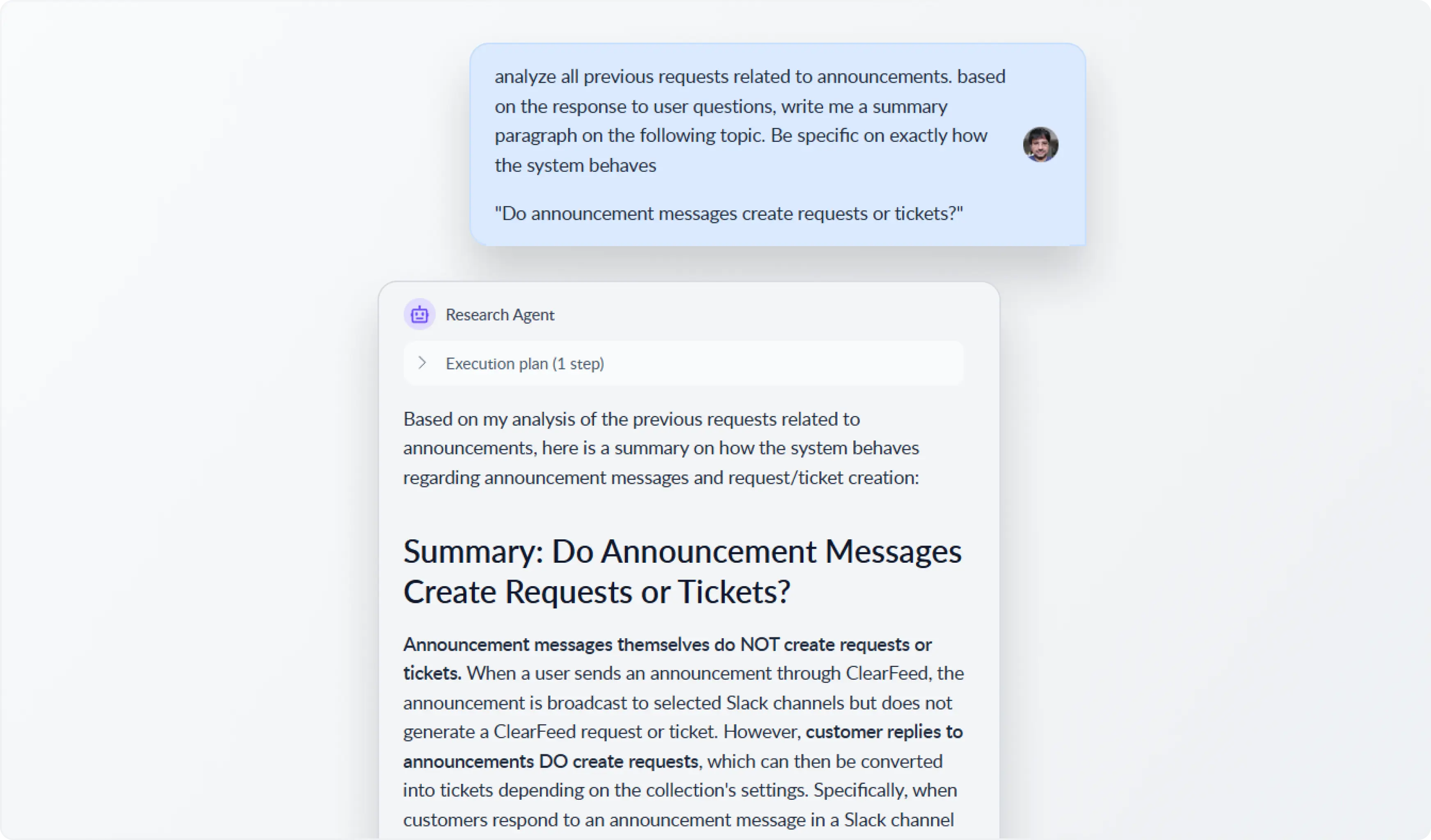 Returns a Grounded Answer