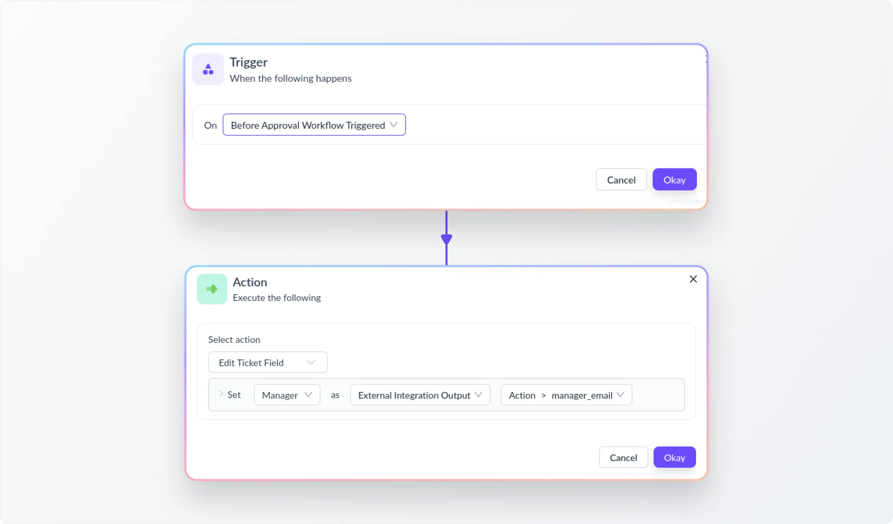 ClearFeed populates that field automatically using Okta