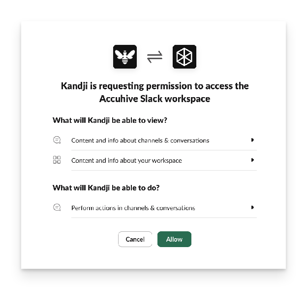 Slack-Kandji authorization
