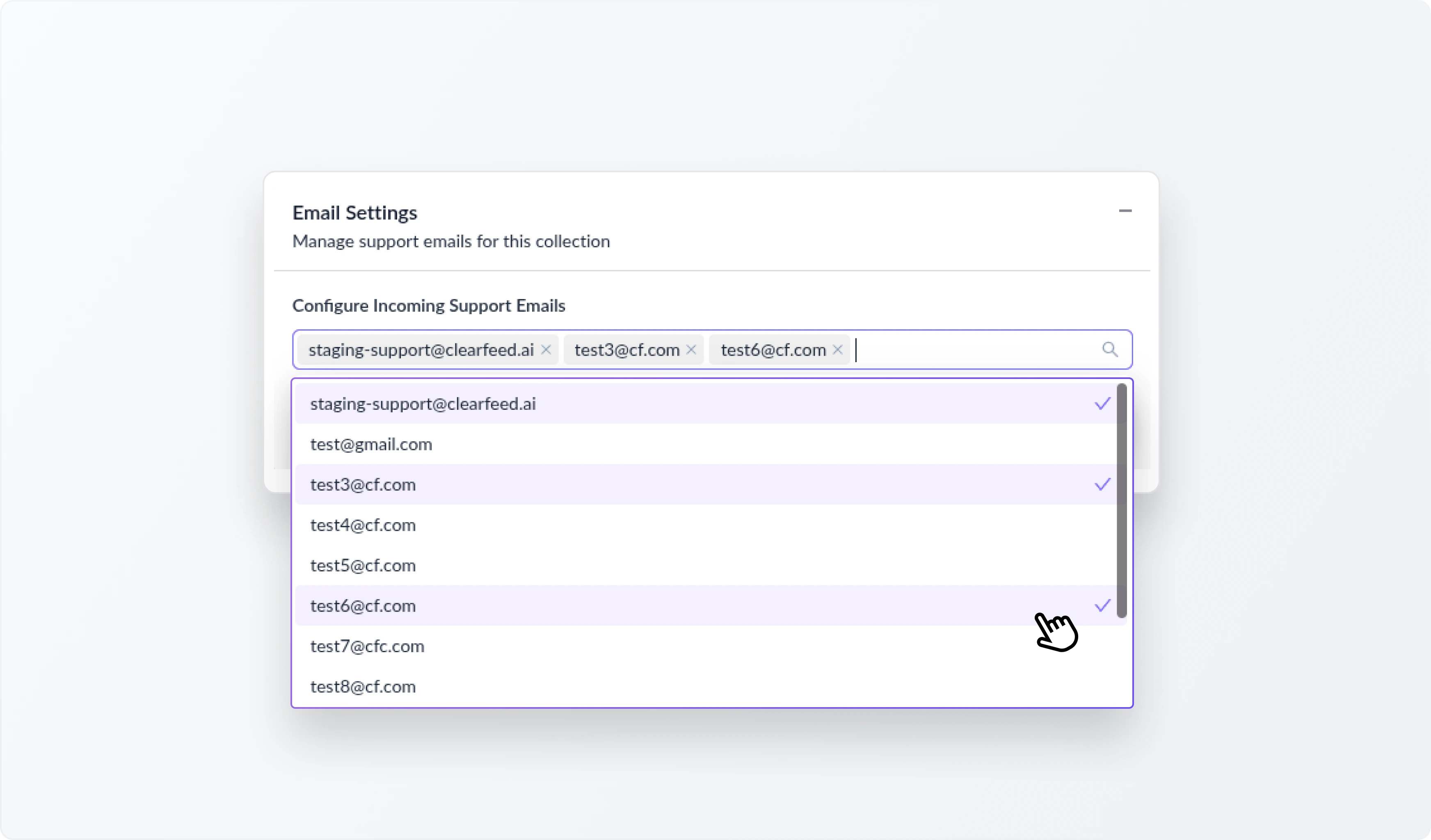 You control how emails are routedÂ