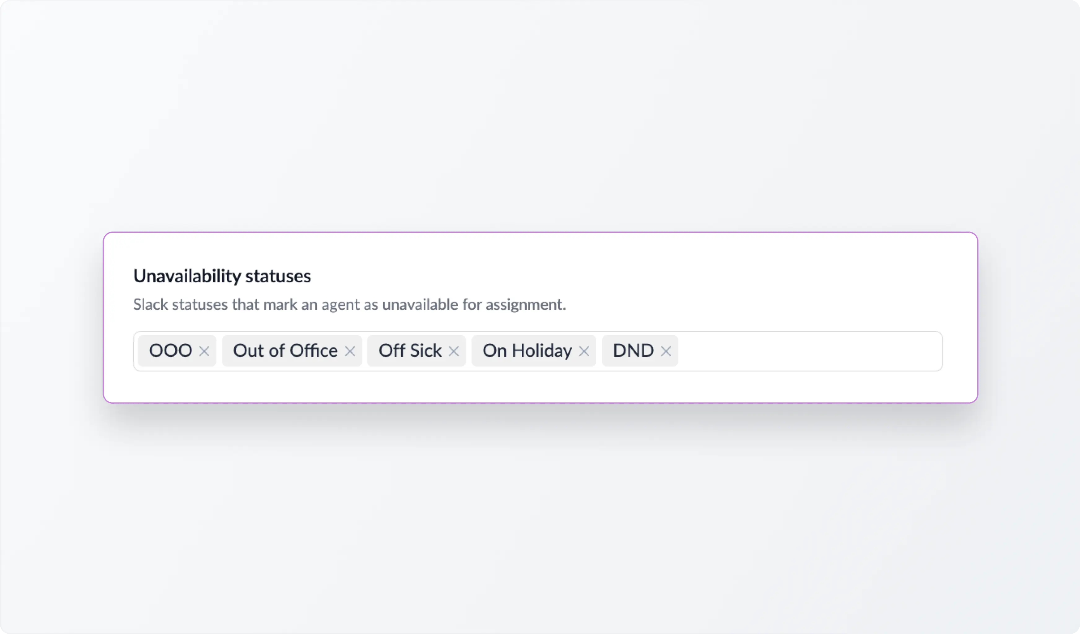 Publish Agent OOO Status to Slack
