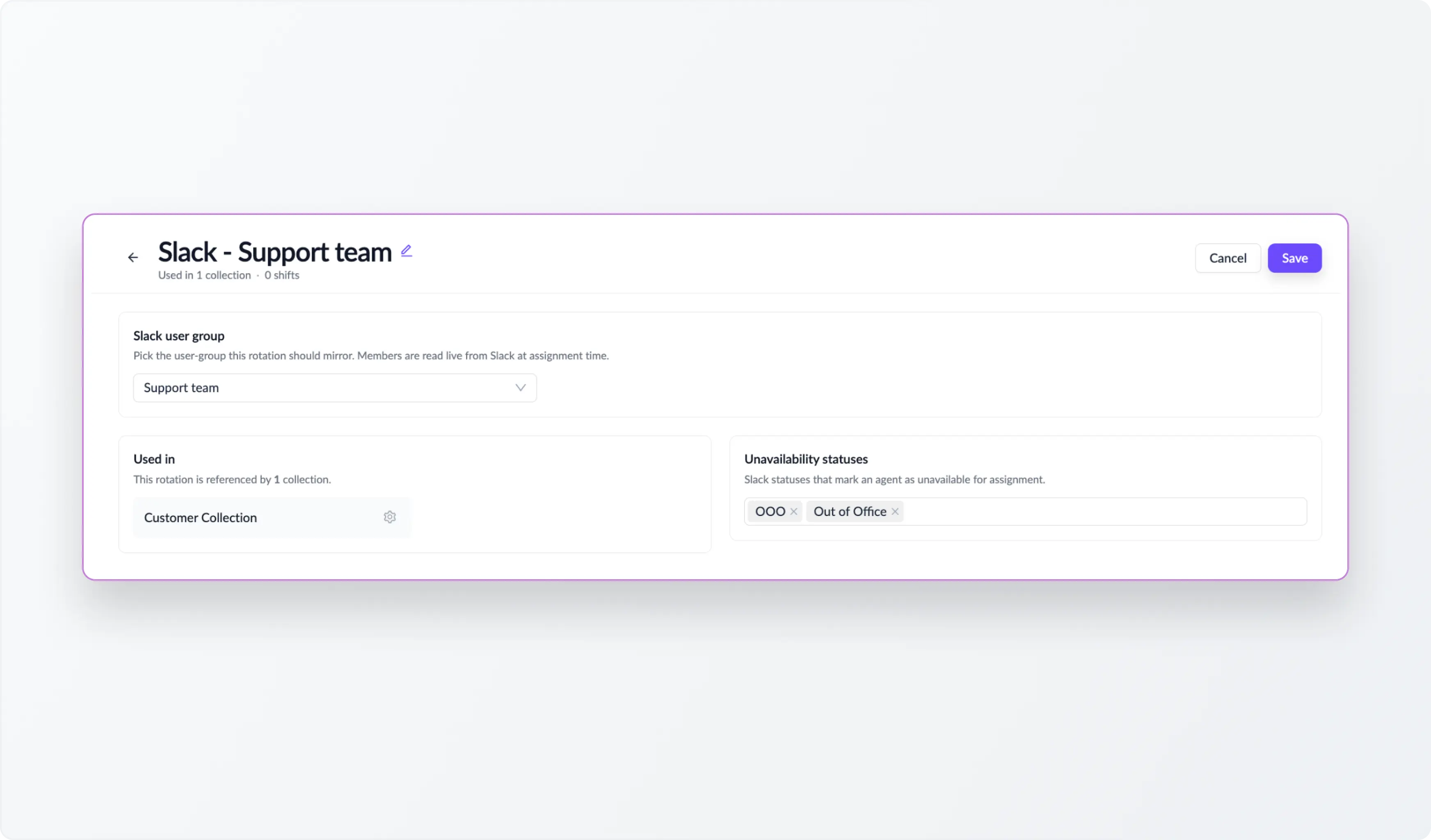 Slack Group Rotations