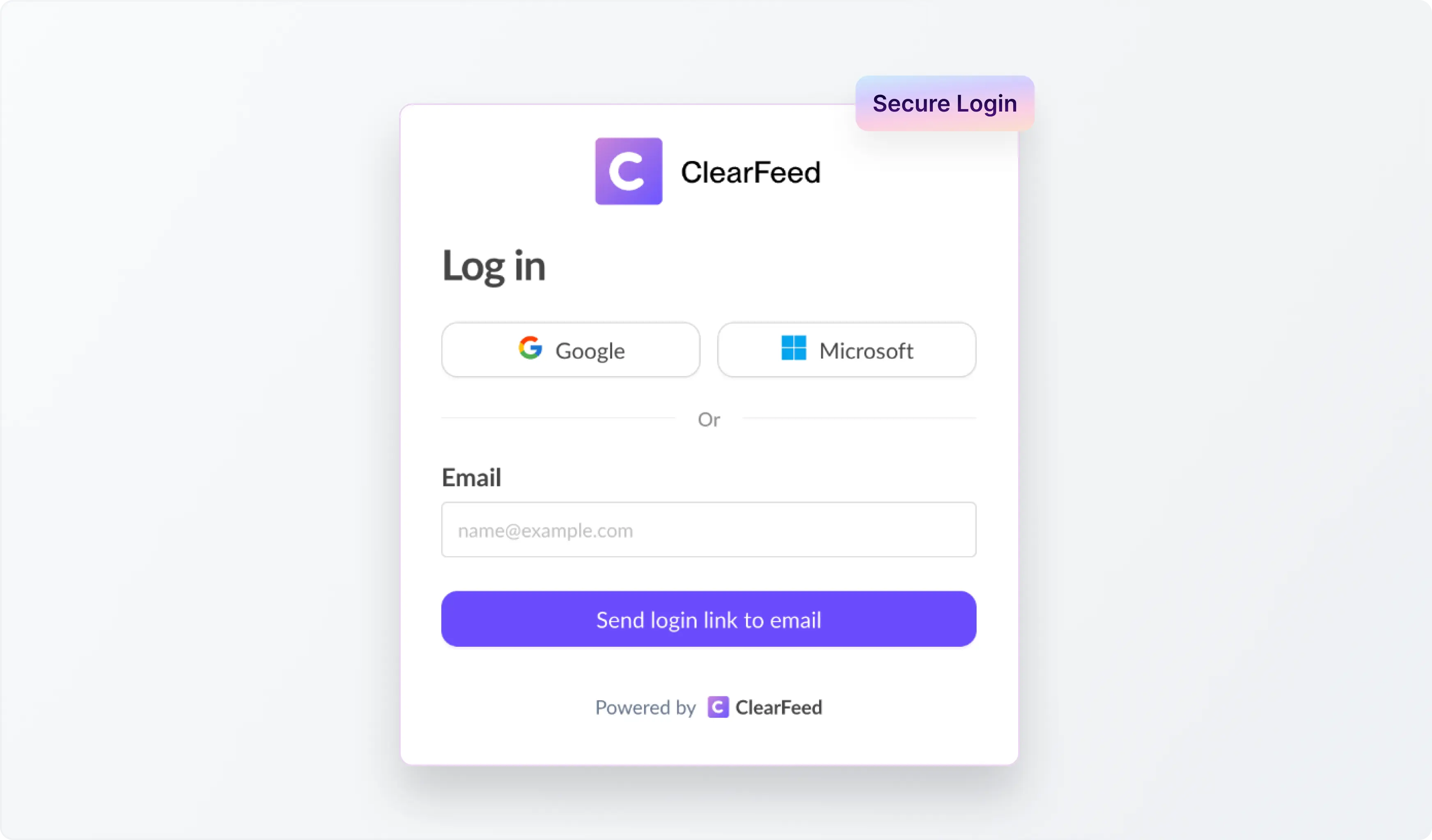 Secure Login