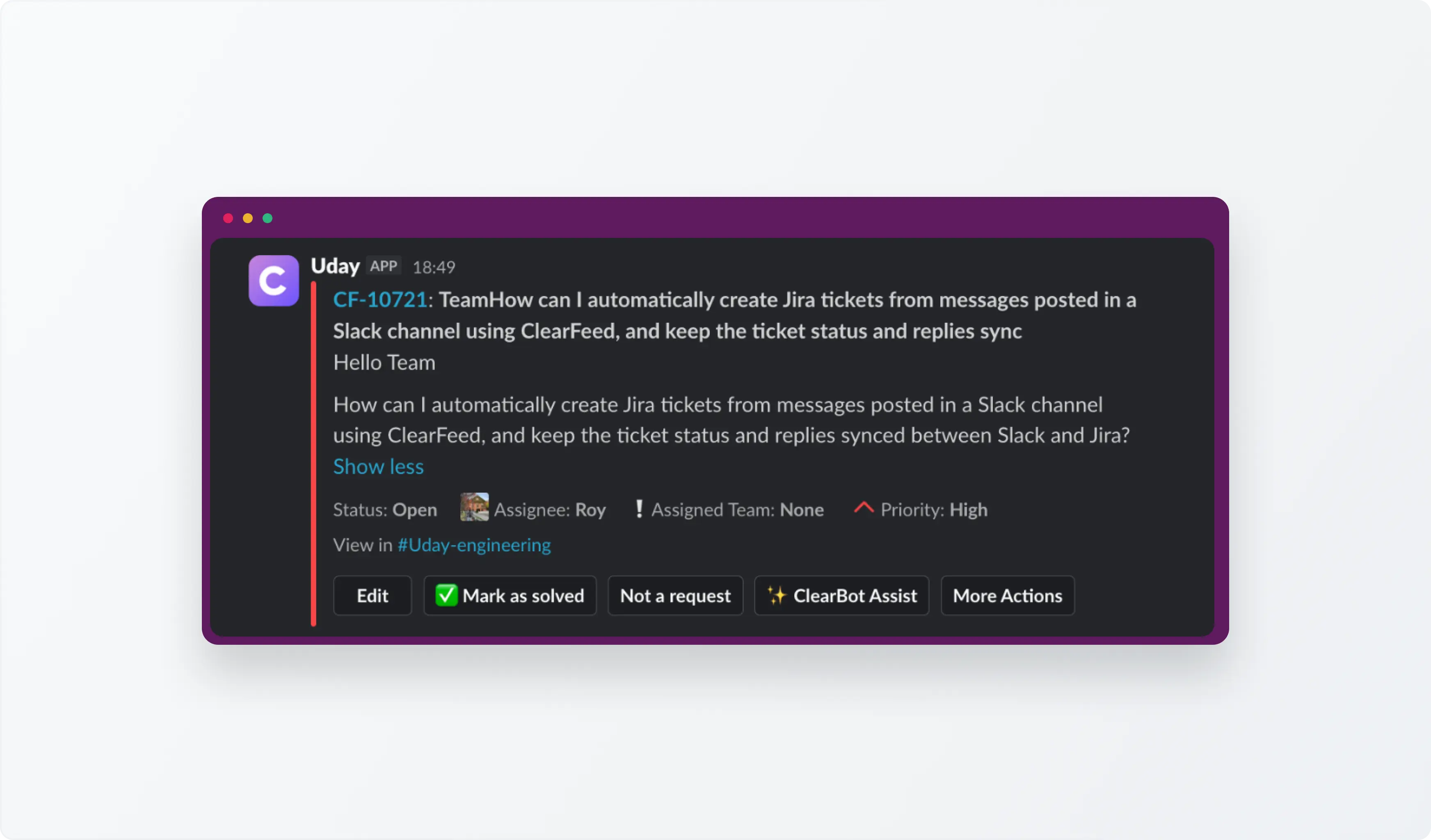 Manage Teams Chat Requests from Slack