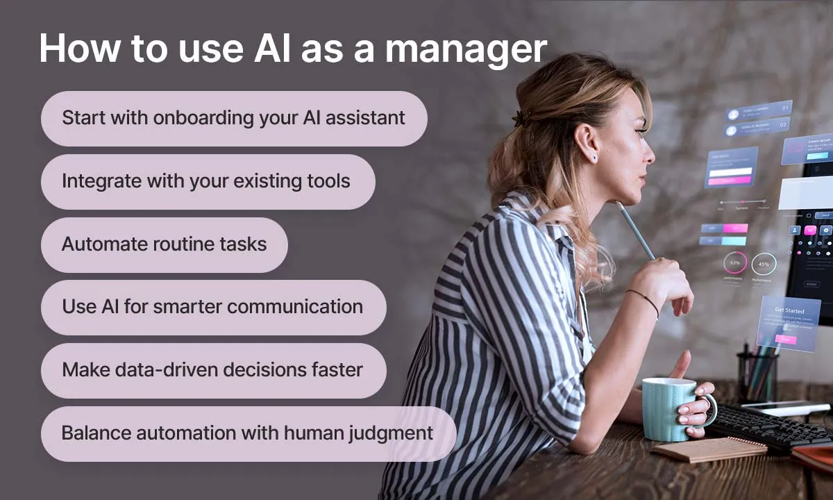 how to use ai as a manager