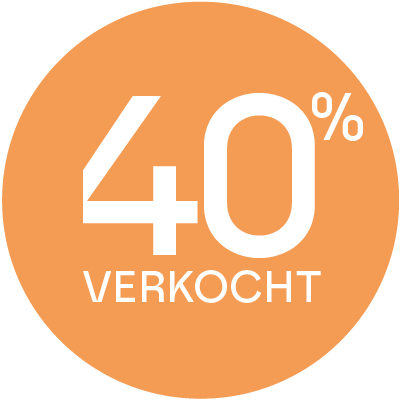 40% verkocht