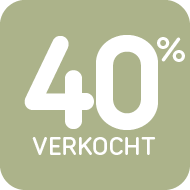 40% verkocht