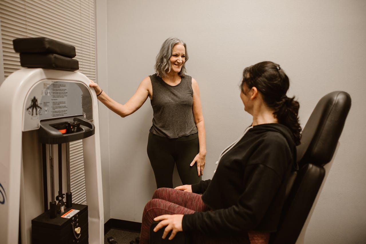 Two Women at the Gym