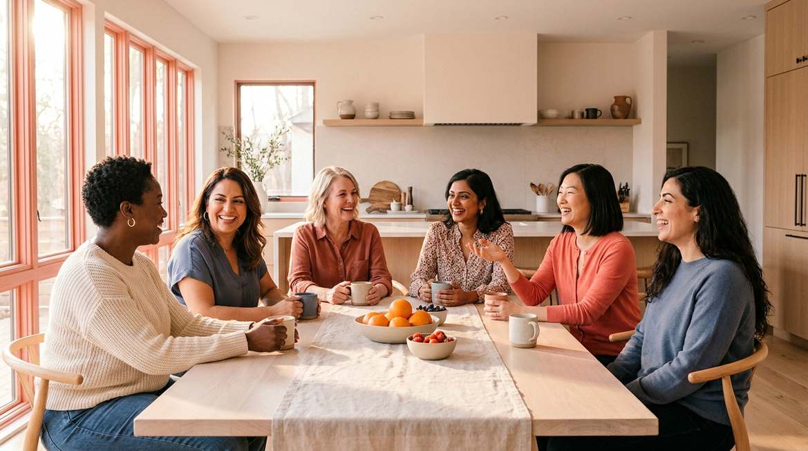 Six women of different ages sharing real PCOS transformations from the Aspect Health coaching program