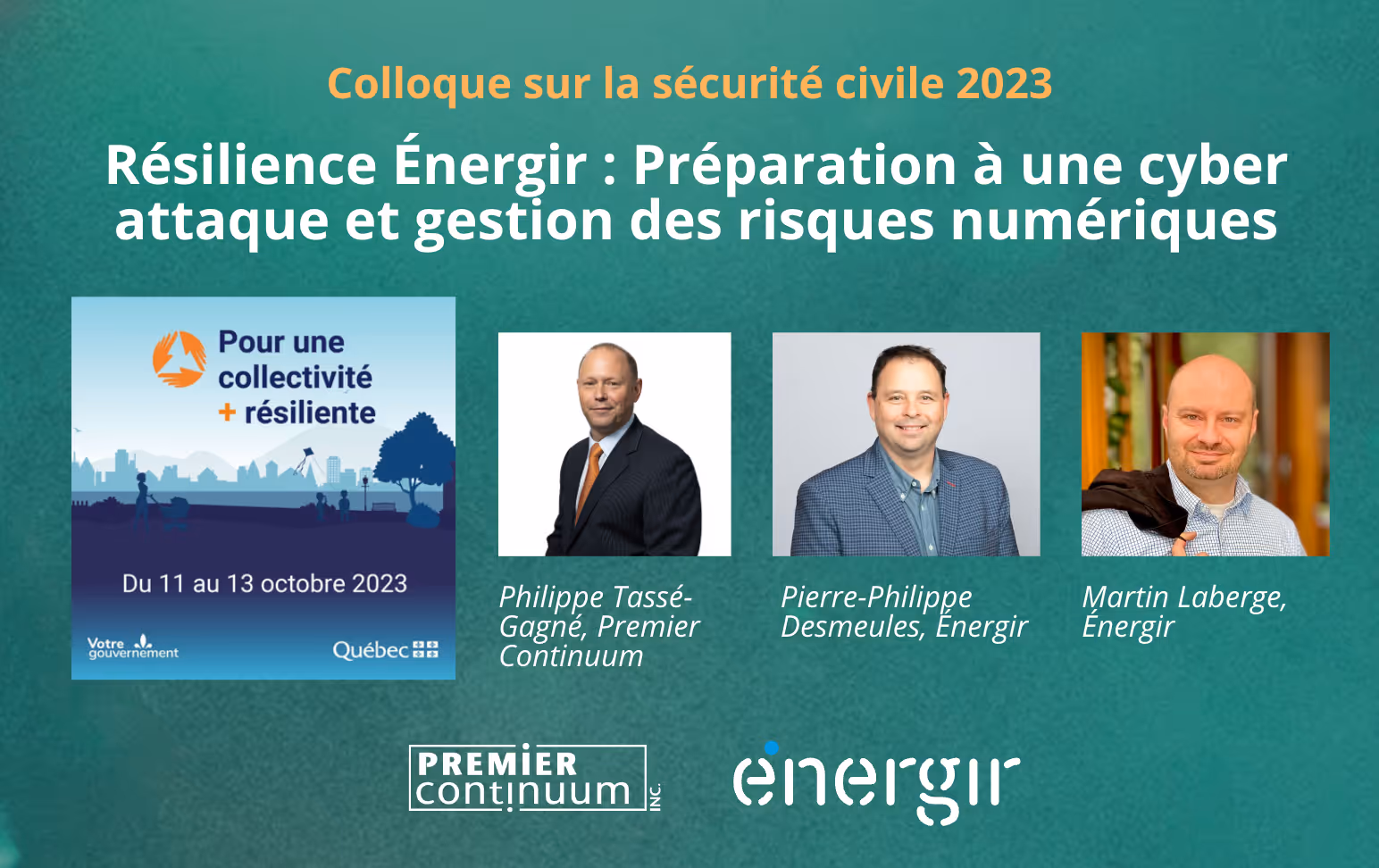 A conference by Premier Continuum and Énergir