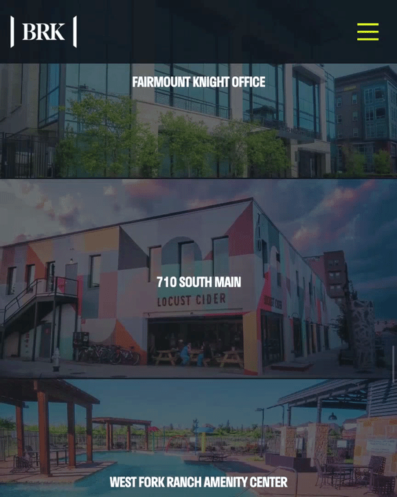 BRK Services branded website