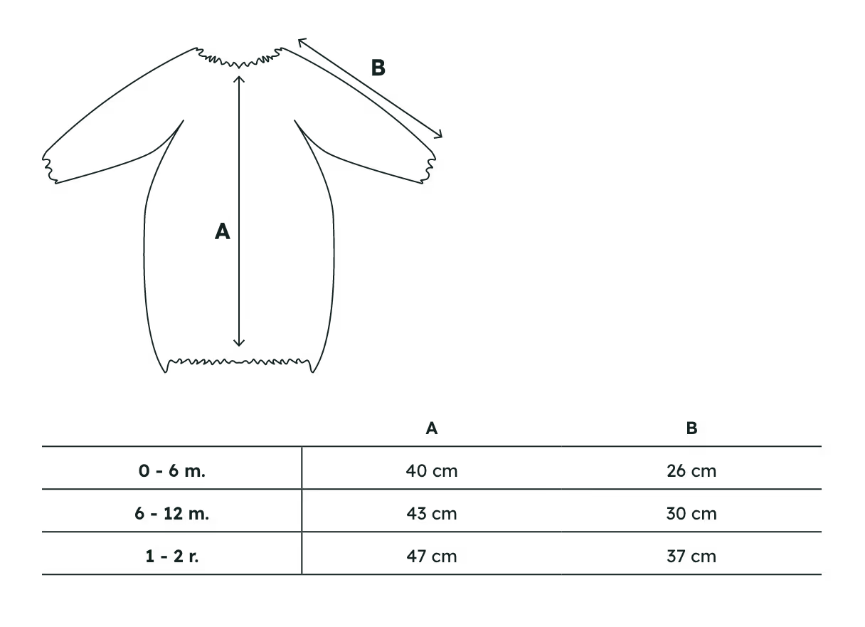 Kimono veľkosťbuľka