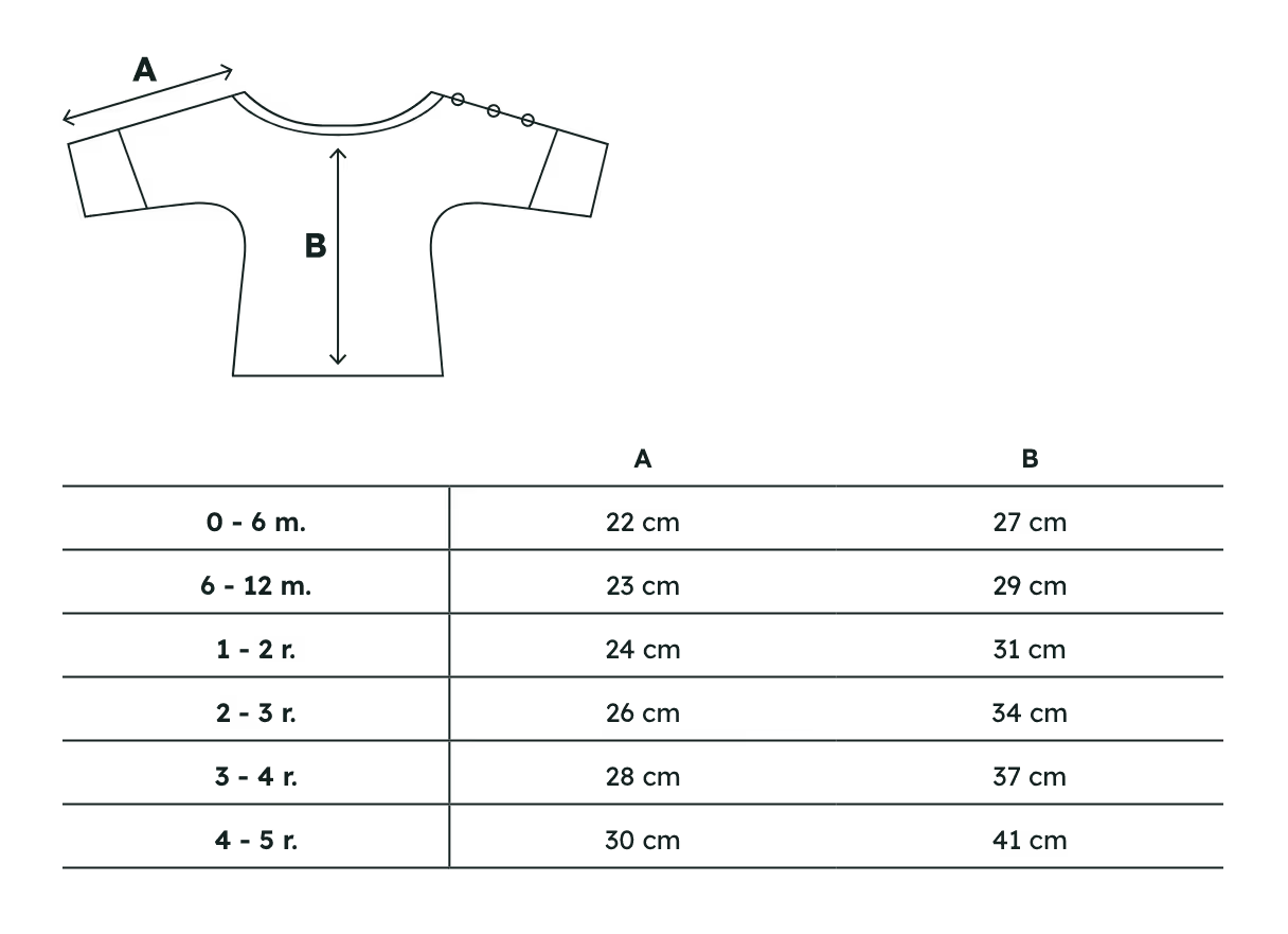 Kimono veľkosťbuľka