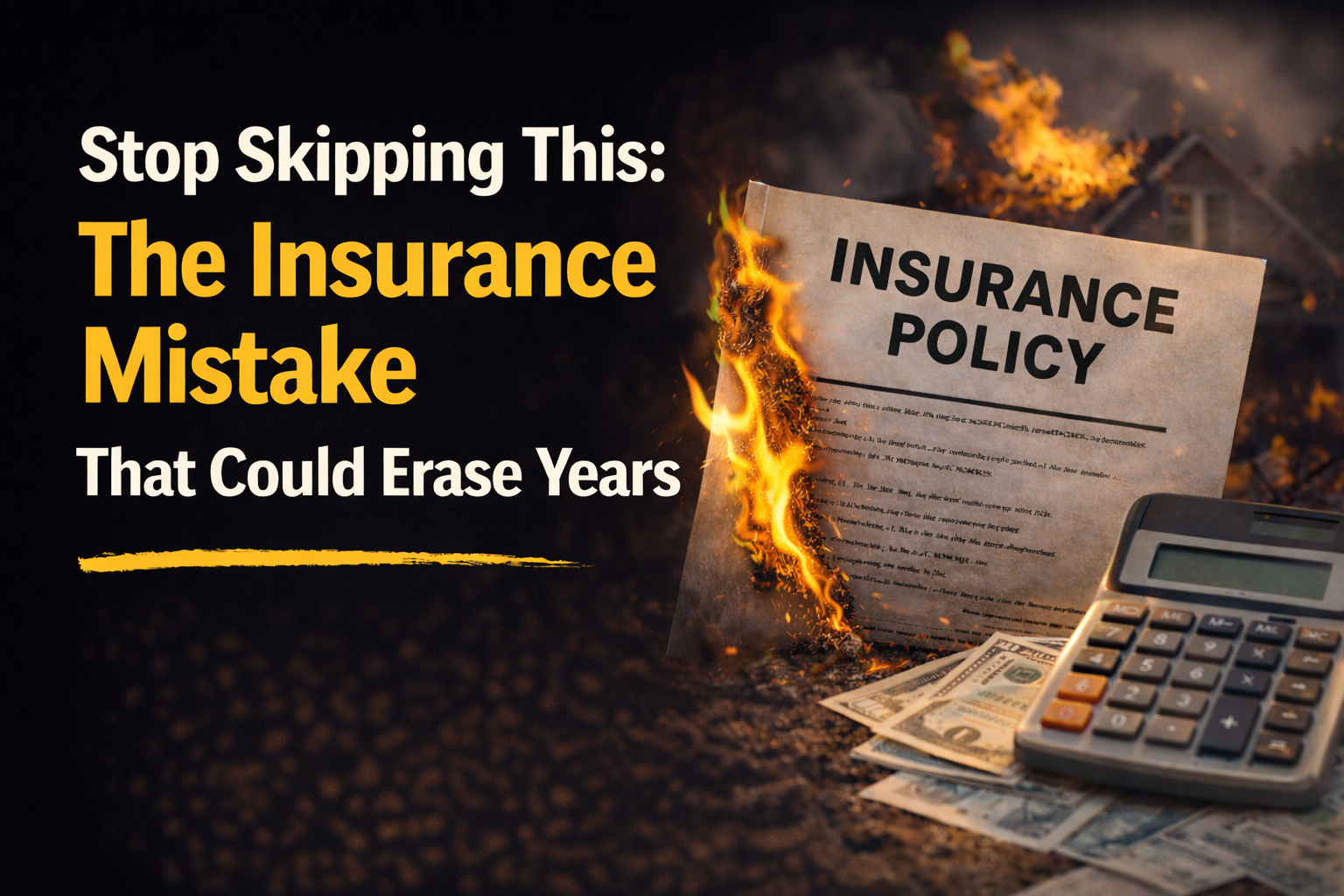 Stop Skipping This: The Insurance Mistake That Could Erase Years of Financial Progress