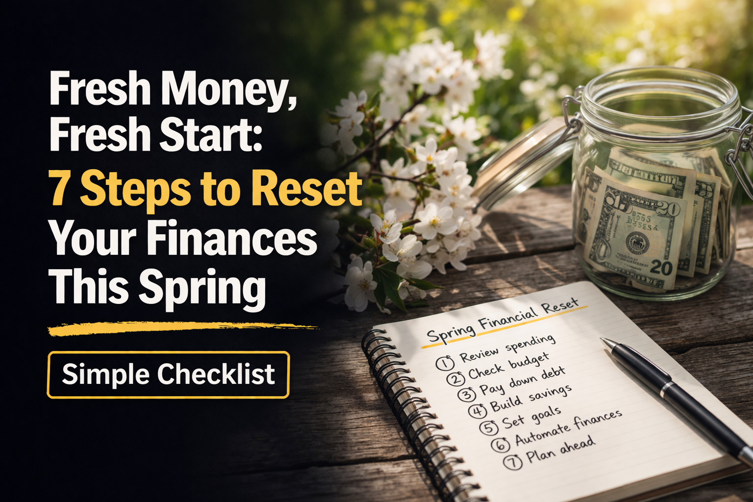 Fresh Money, Fresh Start: 7 Steps to Reset Your Finances This Spring
