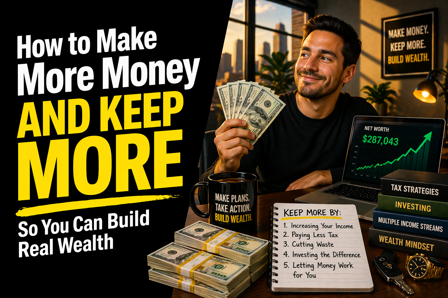 How to Make More Money and Keep More of It (So You Can Finally Build Real Wealth)